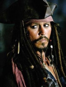 Johnny Depp in Pirates of the Caribbean: At Worlds End