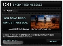 Encrypted message from csiondvd.com