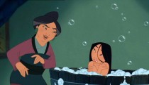 Scene from the animated version of Mulan