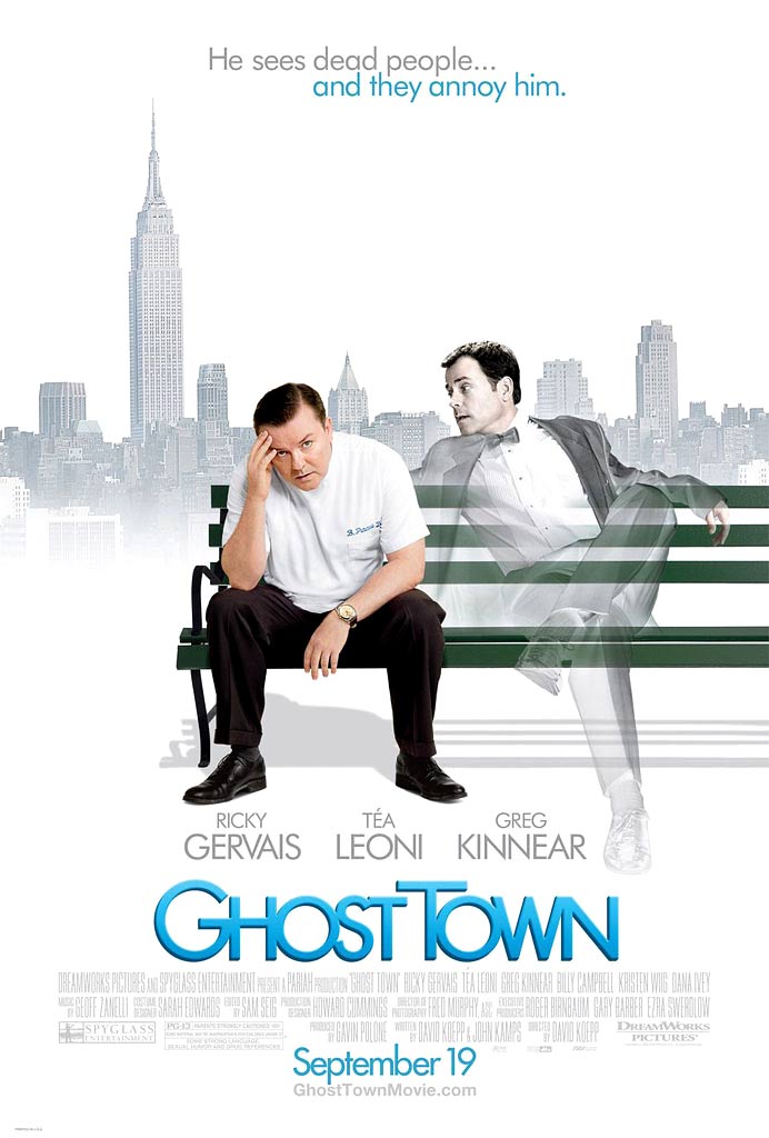 Win one of two free copies of Ghost Town on DVD