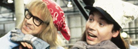 Dana Carvey and Mike Myers in Waynes World