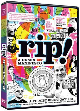 RIP: A remix Manifesto DVD packaging