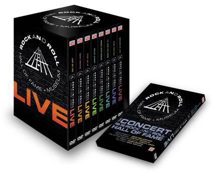 The Rock and Roll Hall of Fame Live DVD collection packaging
