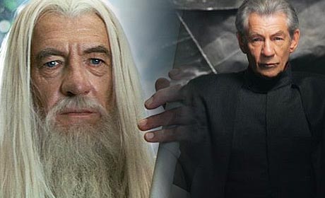 Sir Ian McKellen as Gandalf and Magneto