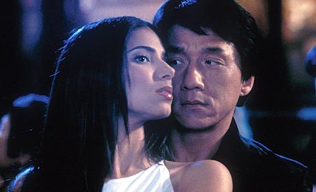 Roselyn Sanchez and Jackie Chan in Rush Hour 2