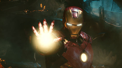 Robert Downey Jr. is Iron Man in Iron Man 2