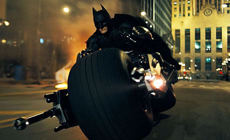 Christian Bale as Batman in Christopher Nolan's The Dark Knight