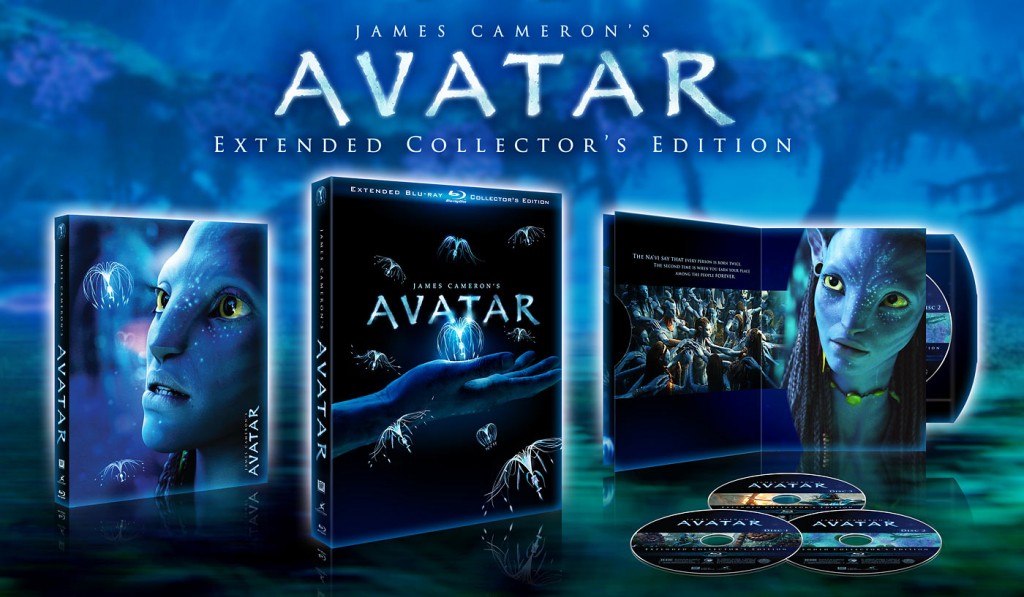 The AVATAR Extended Collector’s Edition Blu-ray packaging