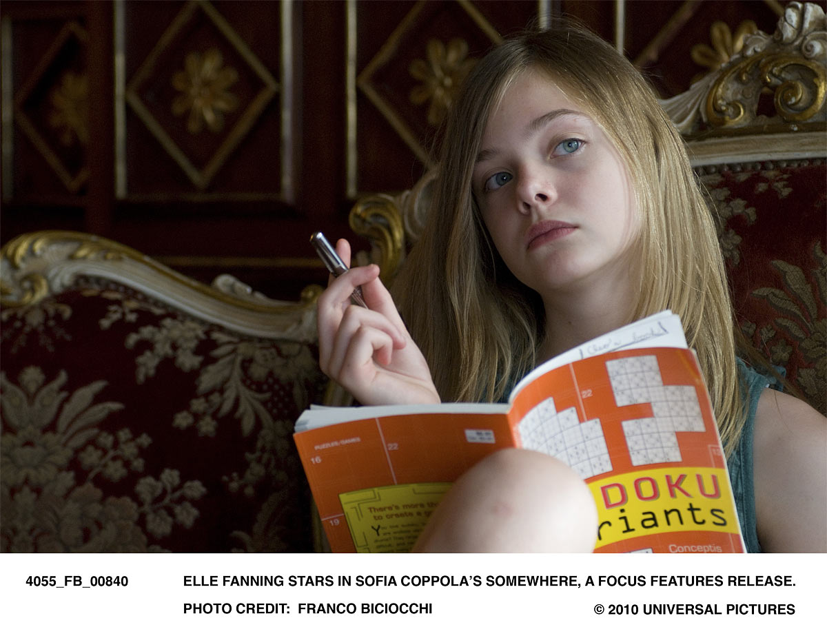 Elle Fanning stars in Sofia Coppola's SOMEWHERE, a Focus Features release. Photo Credit: Franco Biciocchi