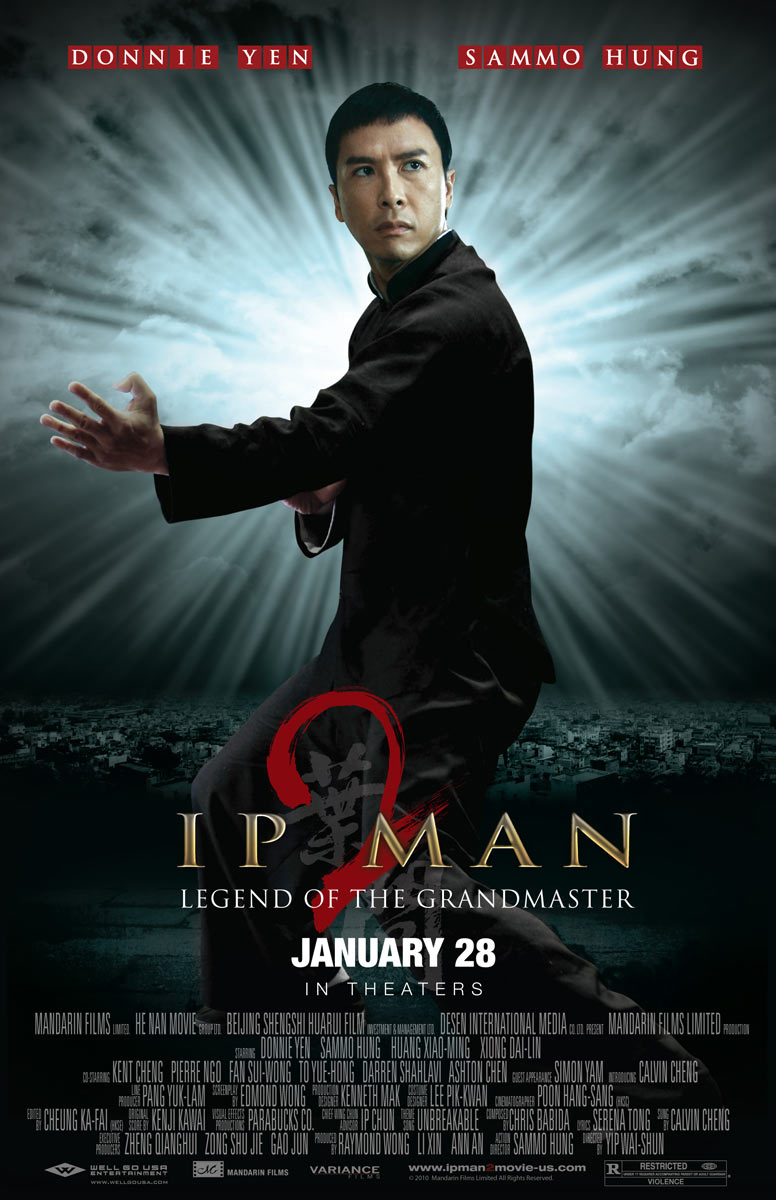 Donnie Yen in Ip Man 2: Legend of the Grandmaster poster