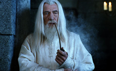 Ian McKellen returns to the role of Gandalf the Grey in The Hobbit