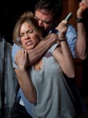 Jeffrey Dean Morgan and Hilary Swank tussle in The Resident