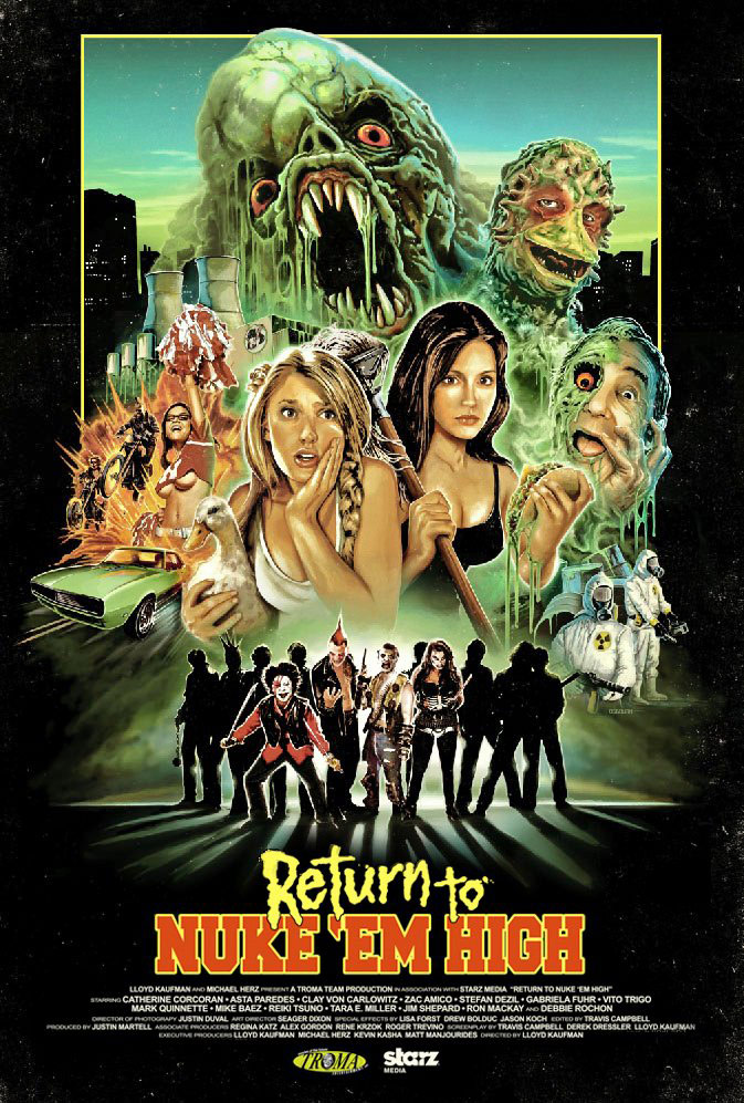 Hand-painted poster revealed for Return to Nuke ‘Em High