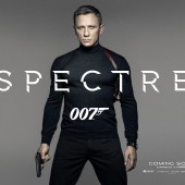 First teaser poster for Spectre featuring Daniel Craig as James Bond