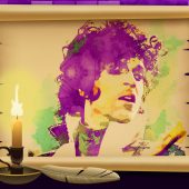 Motion design portrait tribute to music legend Prince
