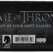 Dark Horse Deluxe Game of Thrones Shot Glass Set: Stark, Baratheon, Targaryen and Lannister