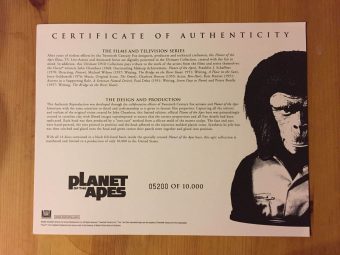 Planet of the Apes The Ultimate DVD Collection with Vinyl Caesar Bust Limited Edition 5,200 of 10,000