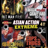 Kino Asian Action Extreme 4-DVD Set Hit Man File, Yakuza Graveyard, 3 Seconds Before Explosion & Cops vs. Thugs
