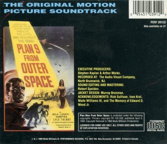 Plan 9 From Outer Space Original Soundtrack