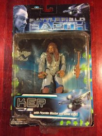Trendmasters Battlefield Earth Forest Whitaker as Ker with Psychlo Blaster and Dead Rats Action Figure (1999)