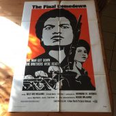 The Final Comedown (1972) Original Movie Poster One Sheet Blaxploitation Action Billy Dee Williams