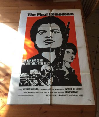 The Final Comedown (1972) Original Movie Poster One Sheet Blaxploitation Action Billy Dee Williams