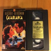 Casablanca 50th Anniversary Celebration Remastered Collector’s Edition VHS with Full-Color Booklet