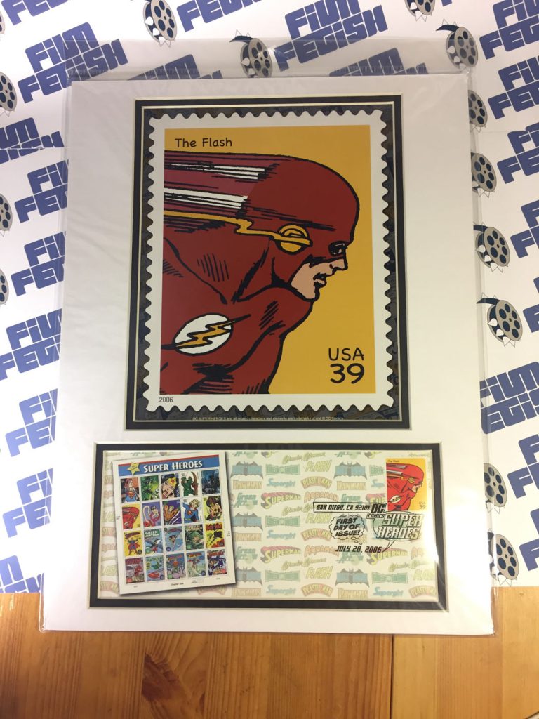 SDCC 2006 The Flash USPS FDI First Day Issue Super Hero Stamp Carmine Infantino DC Comics
