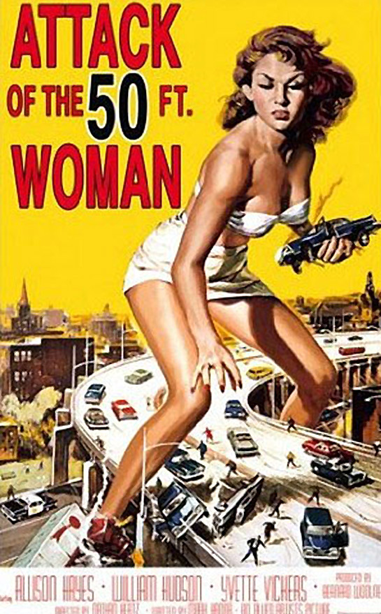 Attack of the 50 Foot Woman 24 x 36 inch Movie Poster