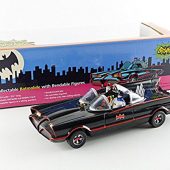 Batman Classic TV Series Batmobile with Bendable Figures Ten Inch: Adam West & Burt Ward