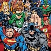 DC Comics Collage Flash, Superman, Batman, Wonder Woman 24 x 36 inch Poster