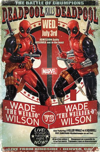 The Battle of the Chumpions Deadpool Kills Marvel’s Deadpool 22 x 34 Inch Poster