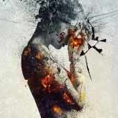 Deliberation Burned and and Cracked Skin 24 x 36 inch Art Poster