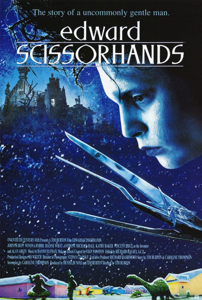 Edward Scissorhands 24 x 36 Movie Poster