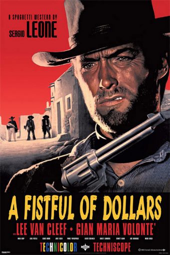 Sergio Leone A Fistful of Dollars Clint Eastwood 24 x 36 inch Movie Poster