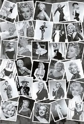 Marilyn Monroe Collage Print 24 x 36 Inch Montage Poster
