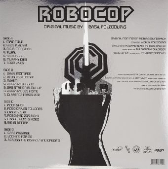 Robocop 2 LP Set-Silver Colored Vinyl, Includes Download Card