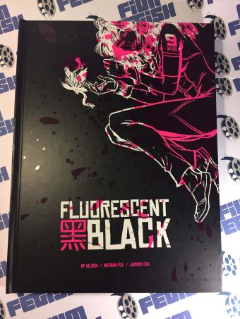 Fluorescent Black Hardcover Graphic Novel Signed by MF Wilson and Nathan Fox + Art Print