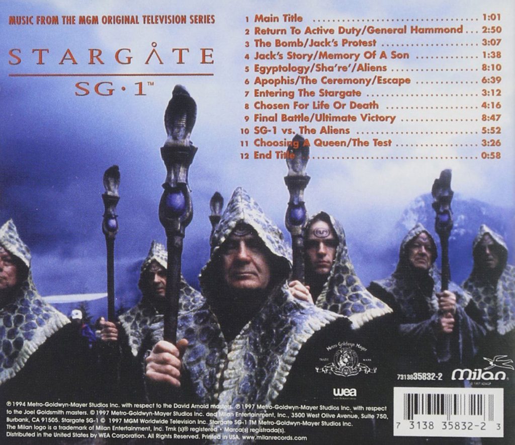 Stargate SG-1 (Original 1997 Television Series) Soundtrack