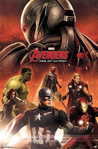 Avengers: Age of Ultron 22 x 34 Inch Teaser Movie Poster