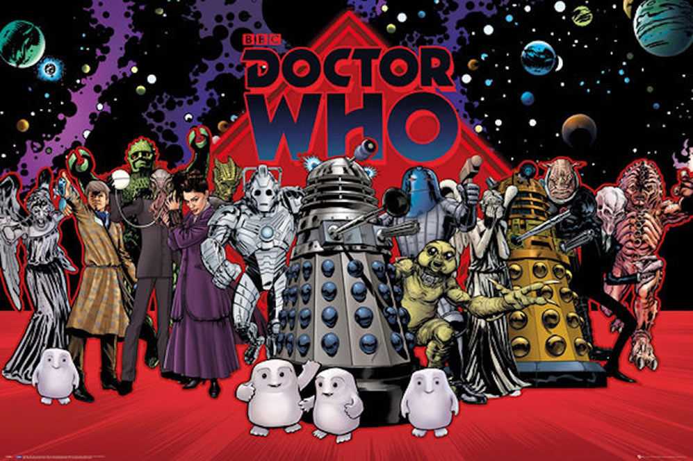 Doctor Who Character Compilation 36 x 24 Inch Poster