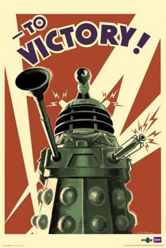 Doctor Who – Victory of the Daleks 24 x 36 Inch Propaganda-Style BBC Television Series Poster