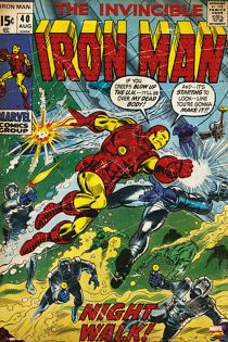 The Invincible Iron Man Comic Book Cover 24 x 36 Inch Poster