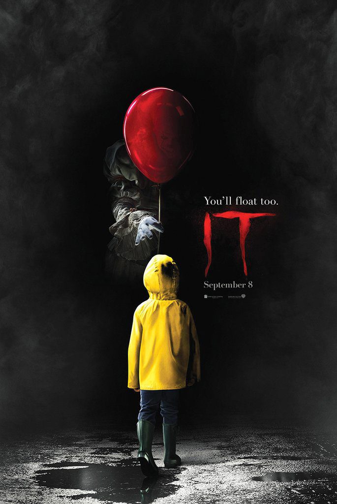 Stephen King’s It (2017) Red Balloon 24 x 36 Inch Movie Poster