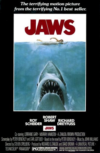 Jaws 24 x 36 Inch Movie Poster