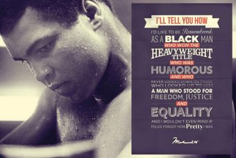 Muhammad Ali I’ll Tell You How Quote 36 x 24 Inch Sports Poster