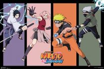 Shonen Jump Naruto Team 7 II Shippuden 36 x 24 Inch Manga Poster