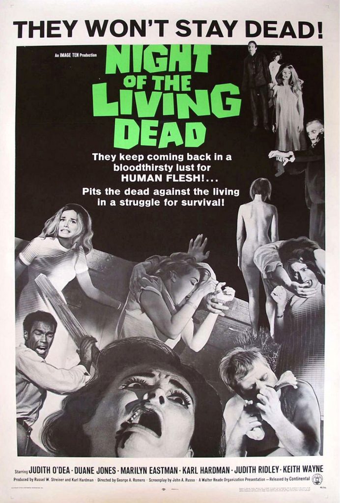 Night of the Living Dead 24 x 36 Inch Movie Poster