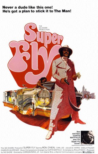 Super Fly 24 x 36 Inch Movie Poster