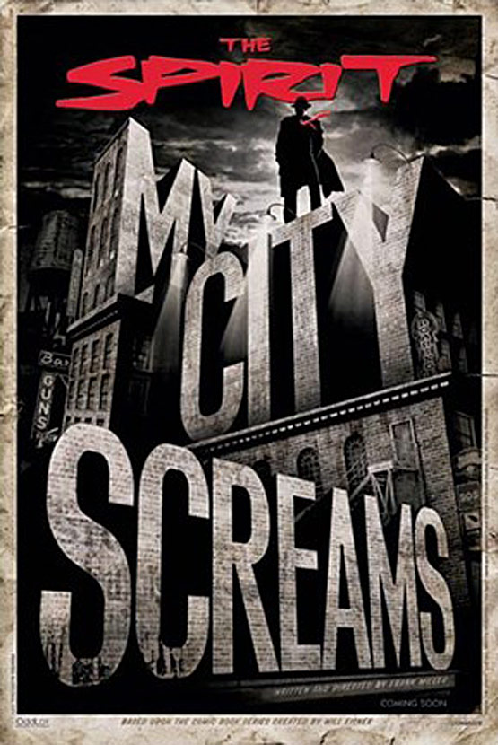 The Spirit – My City She Screams 24 x 36 Inch Movie Poster